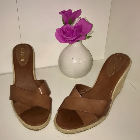 Lauren Ralph Lauren Allison Slip-on Wedges 8 - Picture 10 of 11